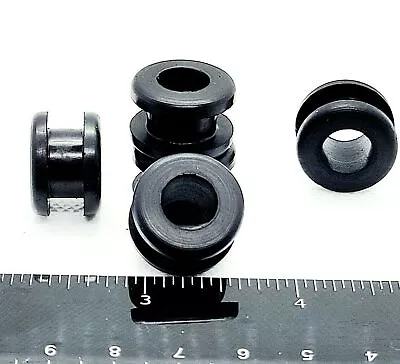 1/2  Panel Hole Rubber Grommets 3/8  ID With 1/4” Groove  Bushing  3/4  OD • $47.95
