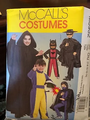 McCall's Costume Pattern 5952 Child's 7-14 Zorro Batman Ninja Ghoul Astronaut • $5.99