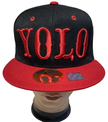 $11.99 • Buy YOLO YOU ONLY LIVE ONCE 3D Embroidered Snapback Adjustable Baseball Cap Lot 1-12