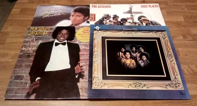 £35 • Buy MICHAEL JACKSON - Thriller, The Jacksons, Off The Wall  & Greatest Hits LPs X4