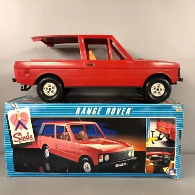 Pedigree Sindy Range Rover Toy Car Red Tow Vintage Boxed Doll Vehicle Roof -CP • £9.99