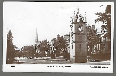 Vintage Postcard Clock Tower Ripon Yorkshire. Pmk Muswell Hill 1907 • £2.50