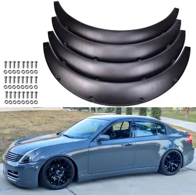 4.5  Fender Flares Wide Body Kit Wheel Arches For Infiniti G35 G37 Coupe Sedan  • $69.19