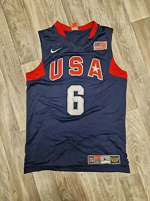 £94.99 • Buy LeBron James Authentic Team USA Jersey Size Large NBA