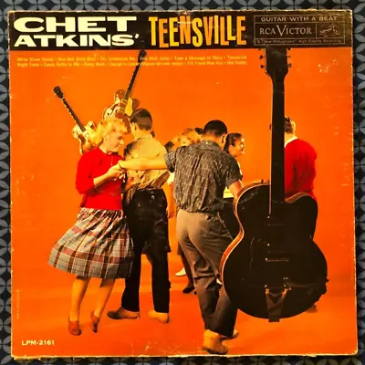 Vintage 1960 Chet Atkins' Teensville RCA Victor Vinyl Record Album LP LPM-2161 • $1.75