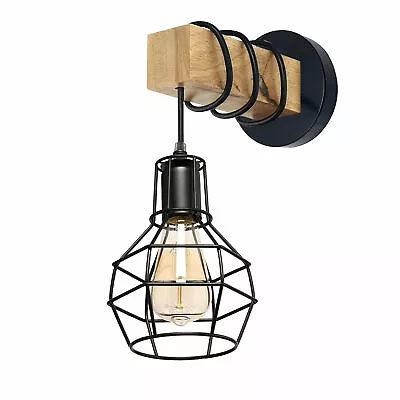 £21.50 • Buy Vintage Wall Lamp Industrial Retro Loft Metal Wall Lights Sconce Lamp Fixture UK