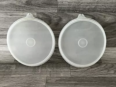 Vintage Tupperware 227-41 Round 6 Inch Replacement LID Pair Used • $7