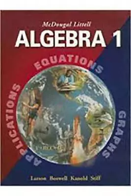 McDougal Littell Algebra 1: Notetaking Guide (Student) - Paperback - ACCEPTABLE • $6.64