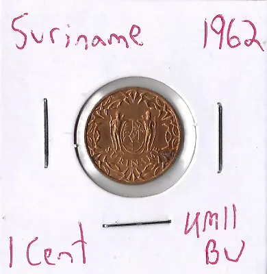 Coin Suriname 1 Cent 1962 KM11 • $5.29