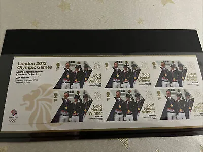 London 2012 Olympic Games Gold Medal Winners Mini Sheet DRESSAGE TEAM • £5.99