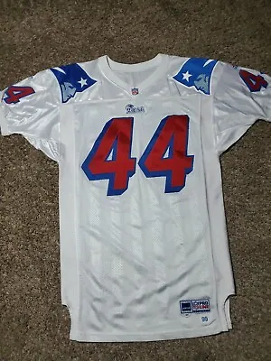 1999 Harold Shaw Adidas New England Patriots Game Worn Used Issued Jersey NFL 48 • $499