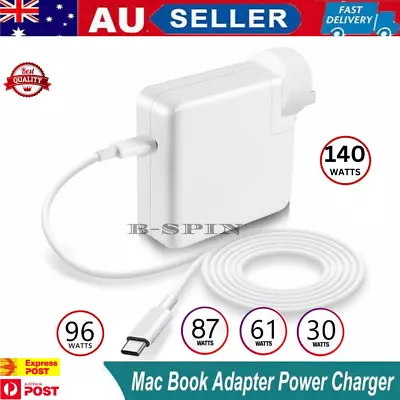 NEW 30W 87W 96W 140W PD Type-C Power Adapter Charger USB-C For MacBook Pro Air • $28.99