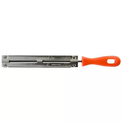 Chainsaw Chain File 4.8mm Sharpening Tool With Guide Sharpener Sil197 • £9.32