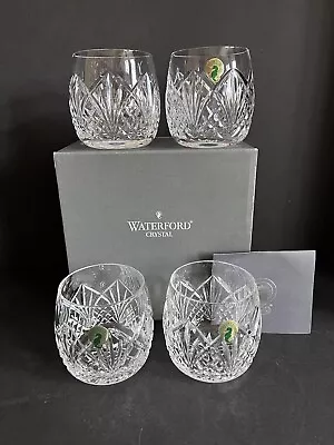 Waterford Crystal  Waterville  Set Of 4 Double Old Fashioned Glasses 3 5/8” • $199