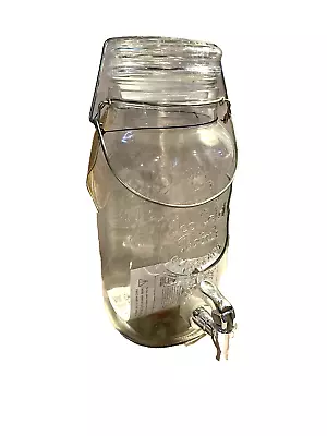Home Essentials Mason Jar Style Beverage Dispenser Gallon Size • $12.49