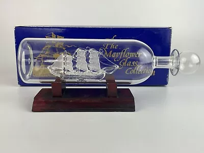 Vintage Mayflower Glass  USS Constitution  Ship In Bottle • $17.50