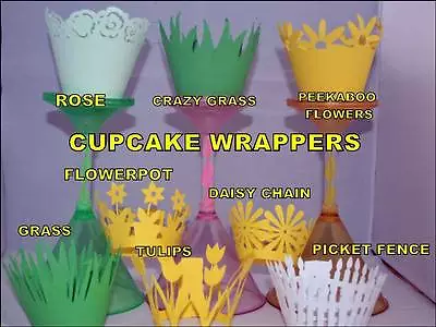 £5 • Buy SPRING GRASS FLOWERS EASTER CUPCAKE WRAPPERS X12 UNIQUE WAY TO DISPLAY  CUPCAKES