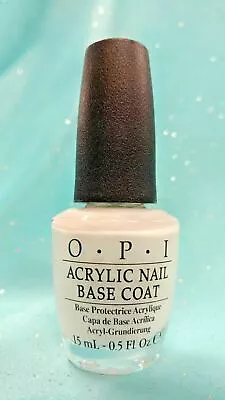 OPI ACRYLIC NAIL BASE COAT Polish Prevents Staining Protect Long Lasting .5z T20 • $6.45