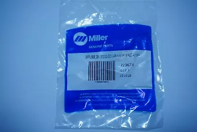 Miller Electric Welds 229670 Diffuser 281/312 OD Collar Fastip 1/8 Rec ALUMA • $24