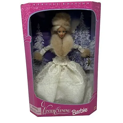 Winter Evening Barbie Snowflake Doll Special Edition 1998 Mattel 19218 Vintage • $34.95