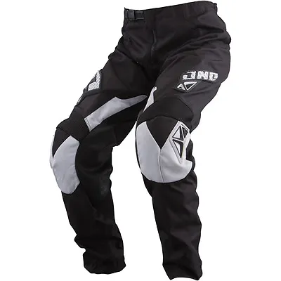 NEW ONE INDUSTRIES CARBON YOUTH   ATV  MX BMX RACING PANTS  PANT BLACK Size 26 • $19.99