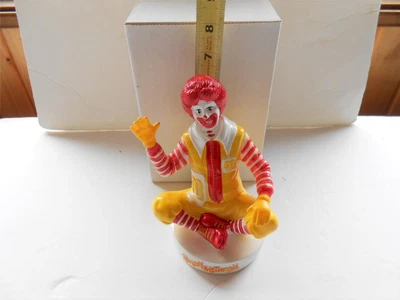 $18 • Buy Vintage Nos Ronald Mcdonald Plastic Coin Bank Fast Food Advertising +box