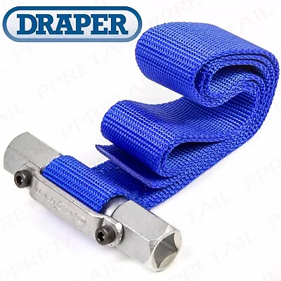 HEAVY DUTY Oil Filter Wrench LARGE Up To 300mm Strap Van/Truck Remover Grip Tool • £22.30