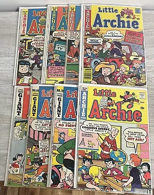 Lot Of 8 - Vintage Little Archie Comic Series #33-116  L4bx1 • $32.50