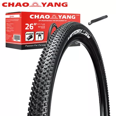 Chao YANG 26 ×1.95 Mountain Bike Tire Replacement Kit Dual Compound 2C-MTB Tires • $27.89