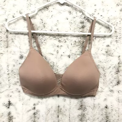 Maidenform Wireless Bra 36C Tan  • $12.58