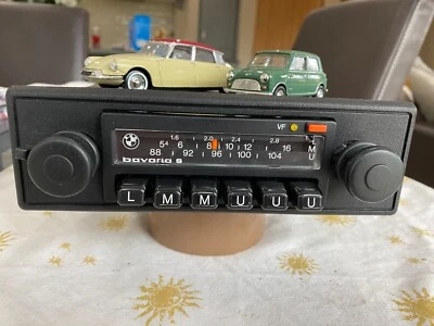£169 • Buy 1970,s Blaupunkt BMW Bavaria S FM Car Radio + Cable To Allow Mp3 / Ipod Play