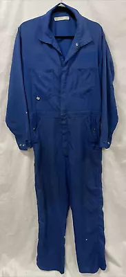 Vintage TSA 100% Nomex Mens Blue Coveralls No Size Measurements In Photos • $1