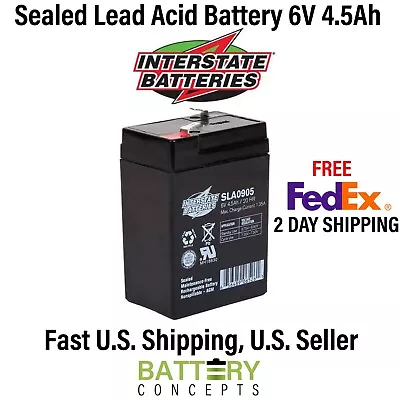 6 Volt 6v 4.5ah Rechargeable Deer Game Feeder Battery • $29.99