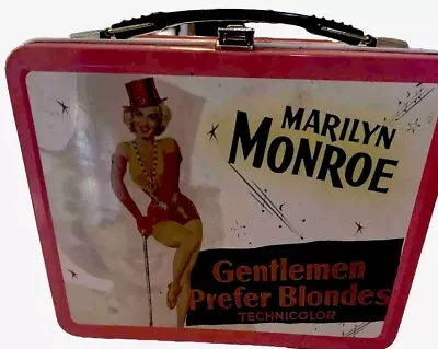 Marilyn Monroe Metal Lunch Box Vintage Marilyn Monroe Collectible W Thermos RARE • $3