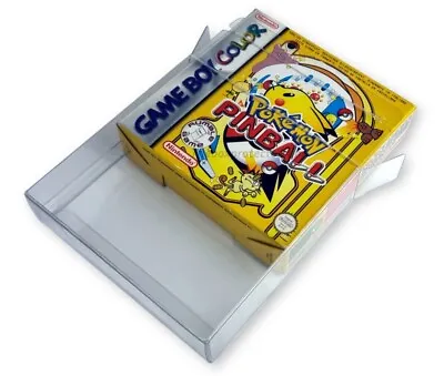 10 X Box Protector Pokemon Pinball Gameboy GBC Nintendo 0.5mm Display Case • £34.99