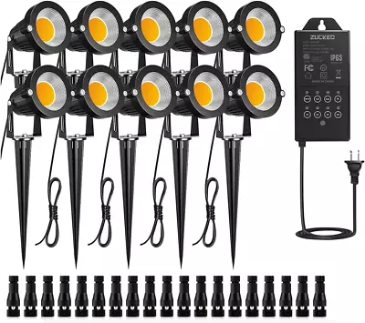 Low Voltage Landscape Lights LED Outdoor Landscape Lighting Kit With Timer Trans • $139.99