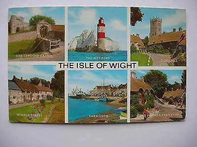 Isle Of Wight Postcard - Needles Godshill Yarmouth Shanklin. • £2.79