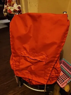 Vintage LIGHTWEIGHT (2.15lbs) Burnt Orange 1970s Aluminum Hiking Frame Backpack! • $50