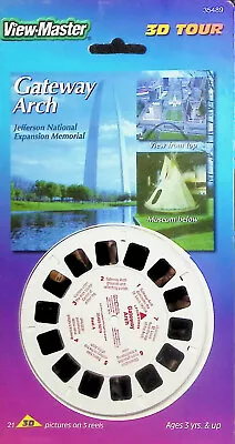 GATEWAY ARCH ST. LOUIS MISSOURI 3d View-Master 3 Reel Packet NEW SEALED  • $14.99