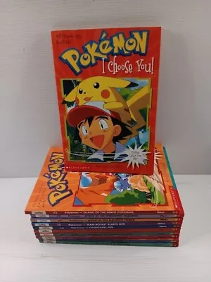 11xPokemon Scholastic Books 1990's Catch 'em All I Choose You Pikachu Bundle Lot • $35.06