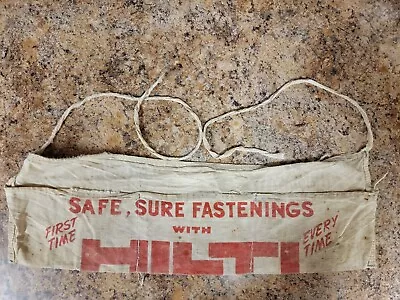 Nail Apron Safe Sure Fastenings With Hilti First Time Every Time • $20