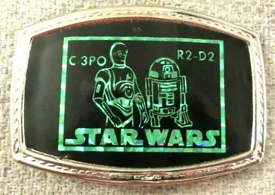 NOS - Vintage 1970s STAR WARS C-3P0 & R2-D2 Belt Buckle - Not Pacifica C3PO R2D2 • $30