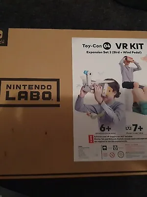 New Nintendo Switch Labo Toy-con 04 VR KIT Expansion Set 2 Bird + Wind Pedal • $49.95