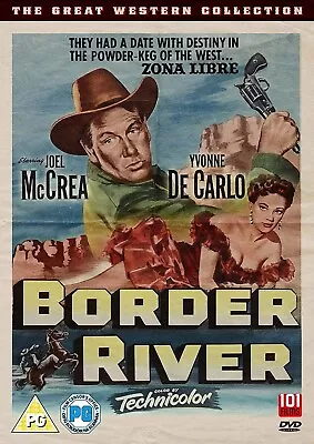 BORDER RIVER (1954) DVD Vintage Western Film Movie Joel McCrea • £4.99