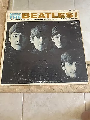 The Beatles - Meet The Beatles 1964 Vinyl Capitol  T 2047 MONO U.S. 1ST ISSUE • $39.99