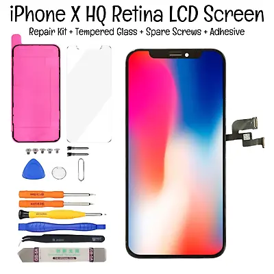 IPhone X 10 Premium HQ Retina LCD Screen Display Touch Digitizer Assembly +Tools • £24.99
