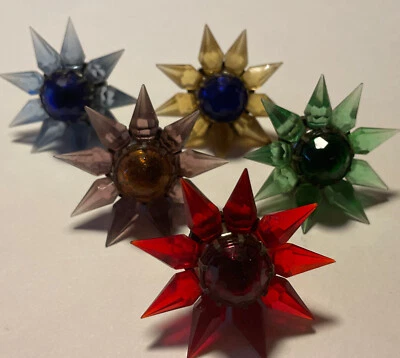 $105.50 • Buy 5 Vintage Matchless Glass Star Christmas Tree Ornament Lite Light Bulb LOT