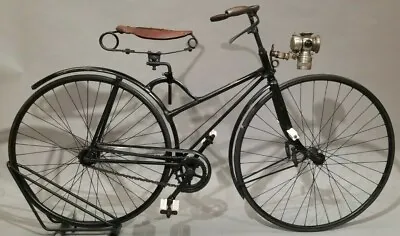 1890 Men's Columbia Bicycle Hard Tire Safety Bike Spring Fork Carbide Lamp • $25000