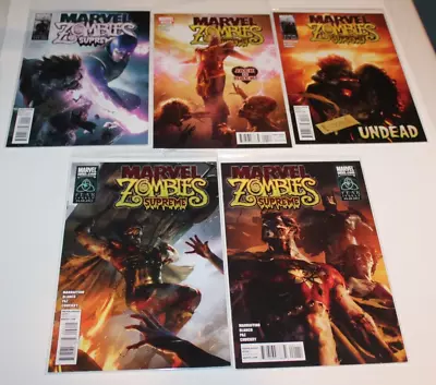 Complete Set Marvel Zombies Supreme Comics 1-5 NM 2011 Squadron Machine Man • $19.99