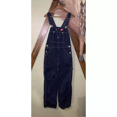 Men's Dickies Overalls Dark Wash 30x30 • $44